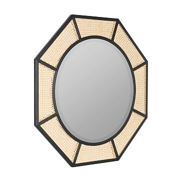 Nicki Wall Mirror, Black - Image 1
