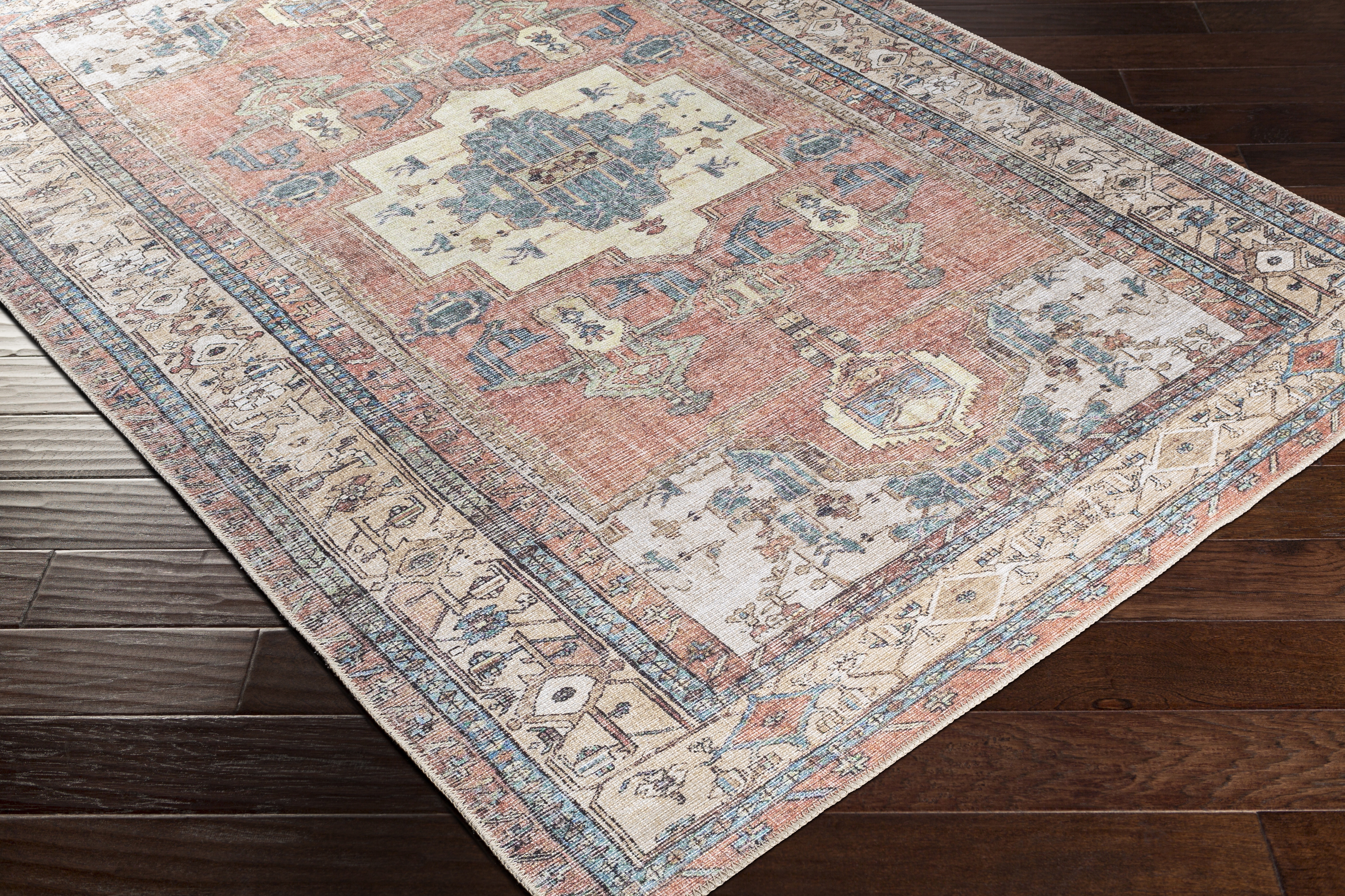 Amelie Beige Indoor 7'10" x 10'2" Machine Woven Rug - Image 6