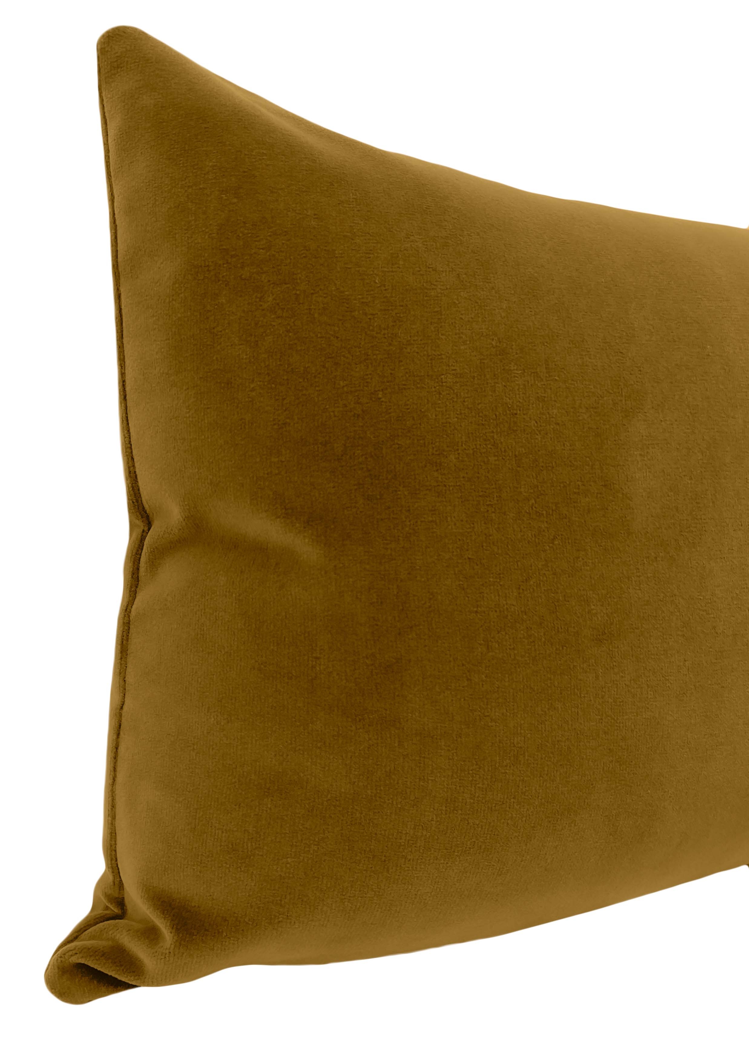 THE XL LUMBAR :: SIGNATURE VELVET // MARRAKESH GOLD - Sample 4" X 4" - Image 4