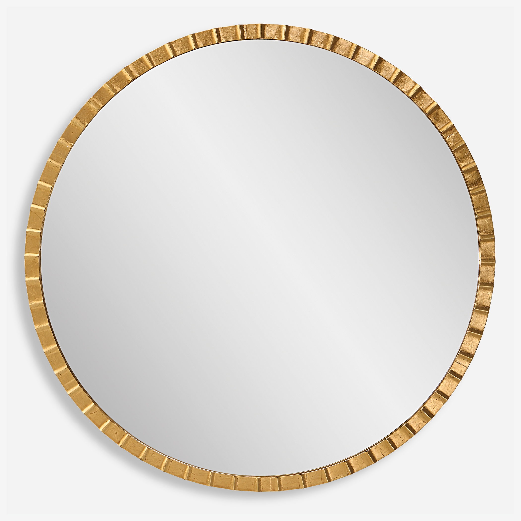 Dandridge Gold Round Mirror - Image 0