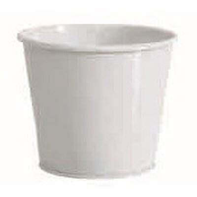White Painted Metal Bucket - Image 0