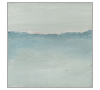 Coastline Mist Framed Canvas Print #5, 51" x 51" - Image 1