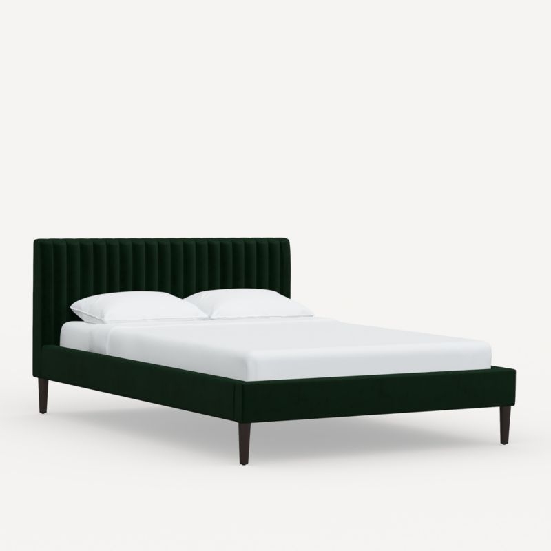 Camilla King Fauxmo Emerald Channel Bed - Image 1