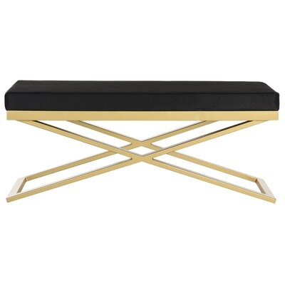 Bellago Faux leather Bench - Image 0
