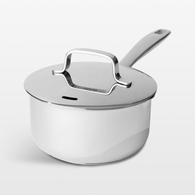 Alva Maestro 1.7-Qt. Stainless Steel Saucepan with Lid - Image 0