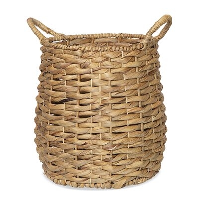 Del Mar Braided Hyacinth Wicker/Rattan Basket - Image 0