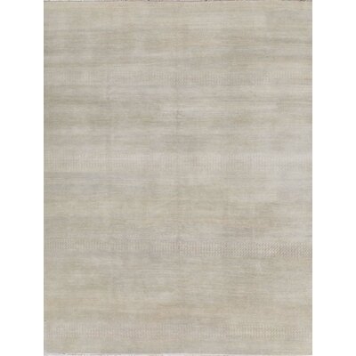 One-of-a-Kind Hand-Knotted Ivory 8'1" x 10' Area Rug - Image 0
