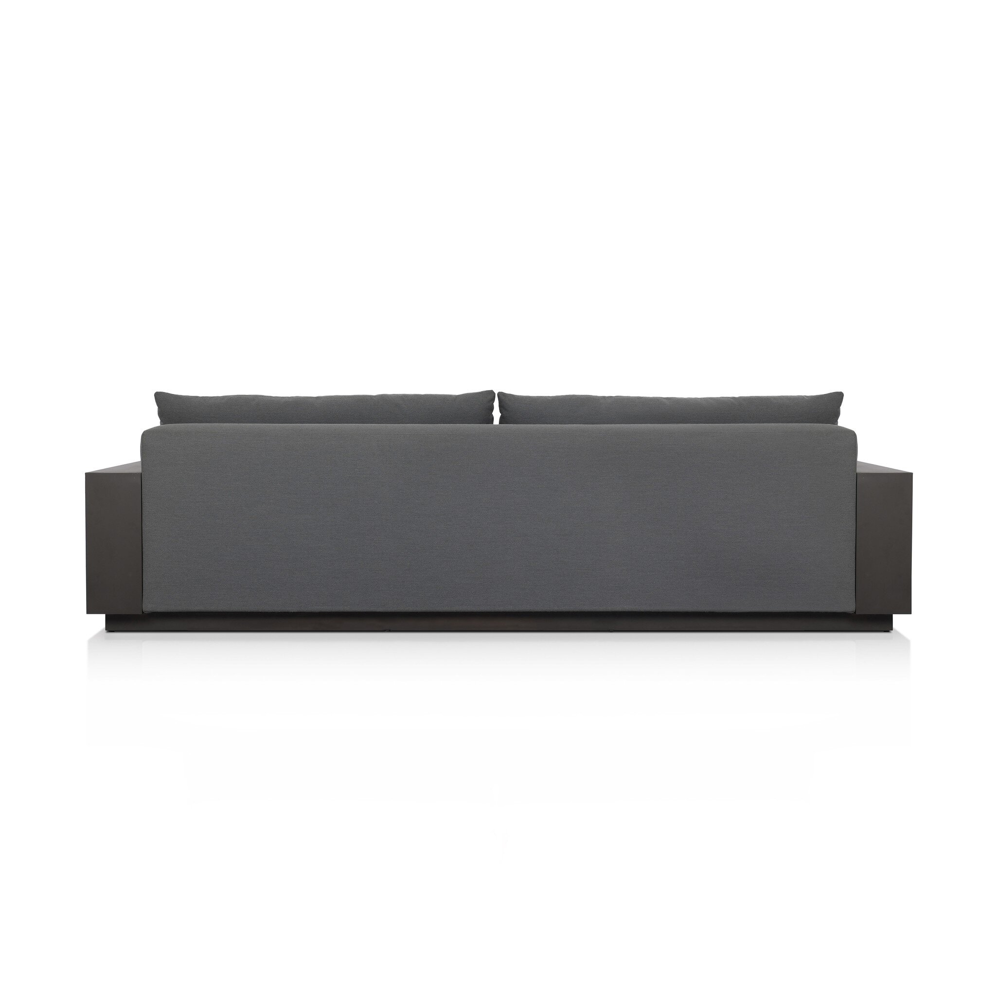 Branford Outdoor Metal Sofa-106" - Arashi Graphite - Image 5