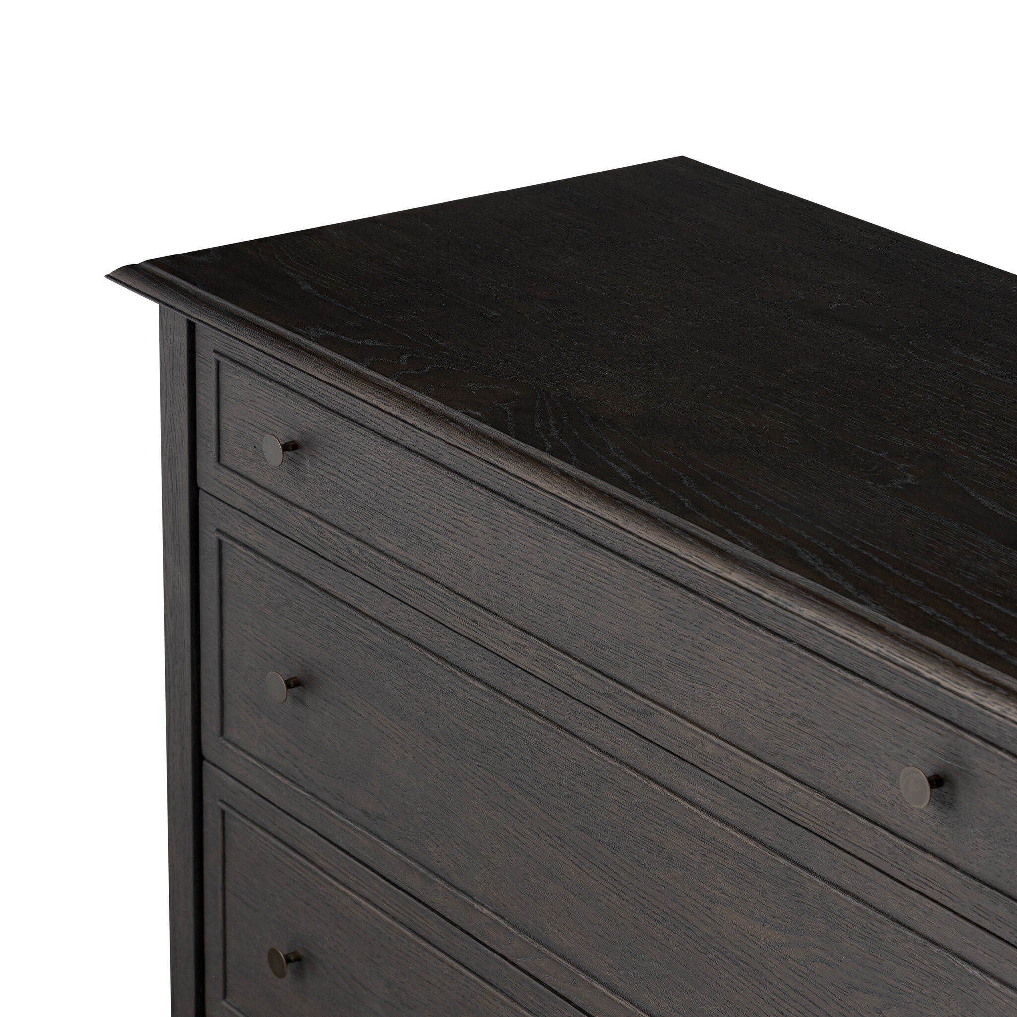 Maggie 6 Drawer Dresser - Smoked Black Oak Veneer - Image 6