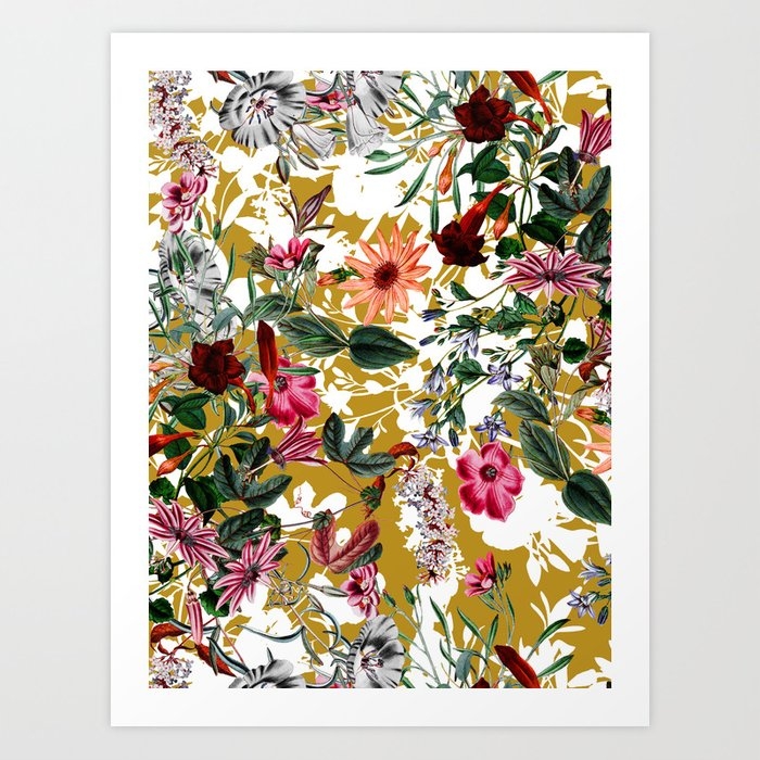 Summer Garden Ii Art Print by Burcu Korkmazyurek - Medium - Image 0