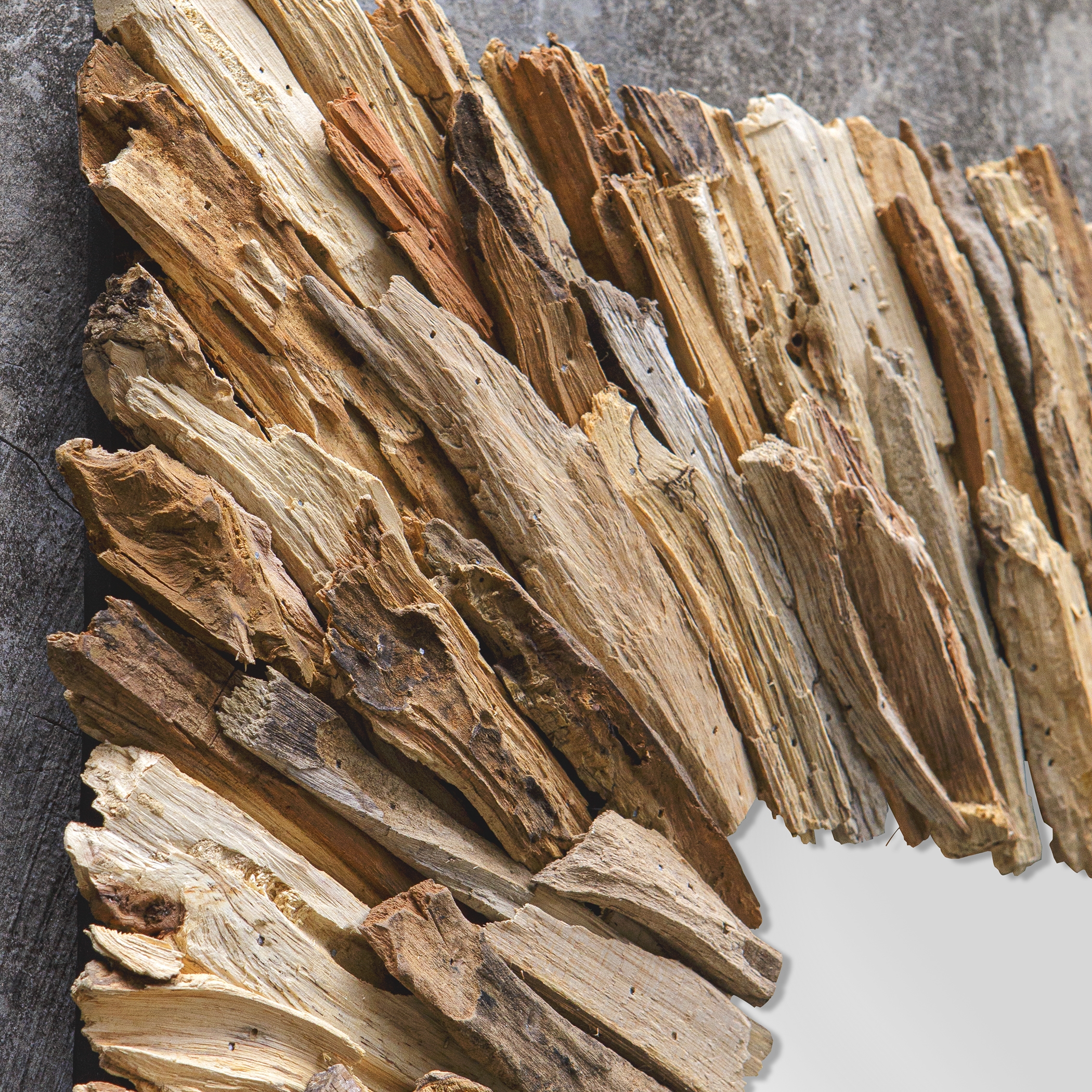 Teak Branch Rectangular Mirror - Image 4