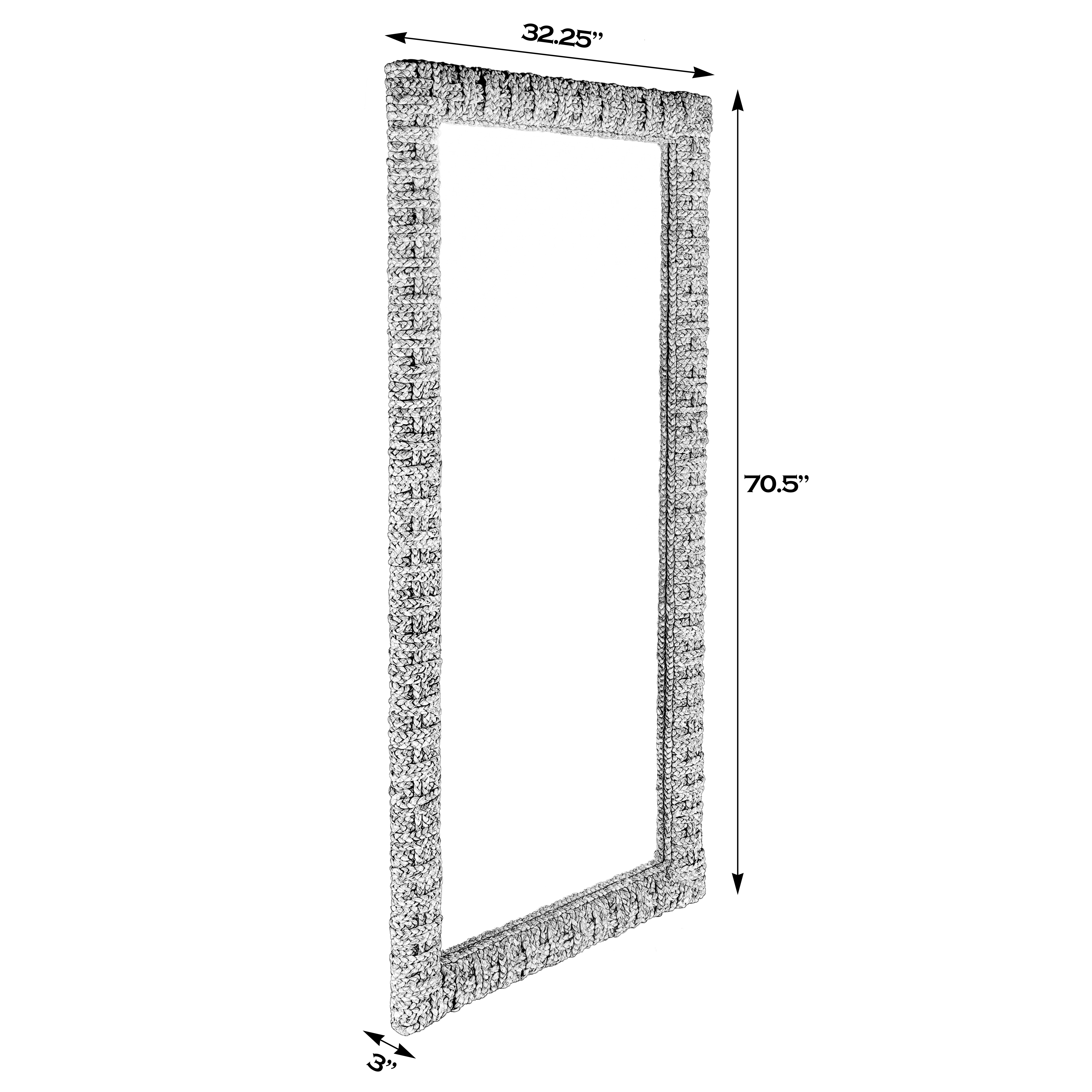 Gloucester Banana Leaf Floor Mirror - Image 3