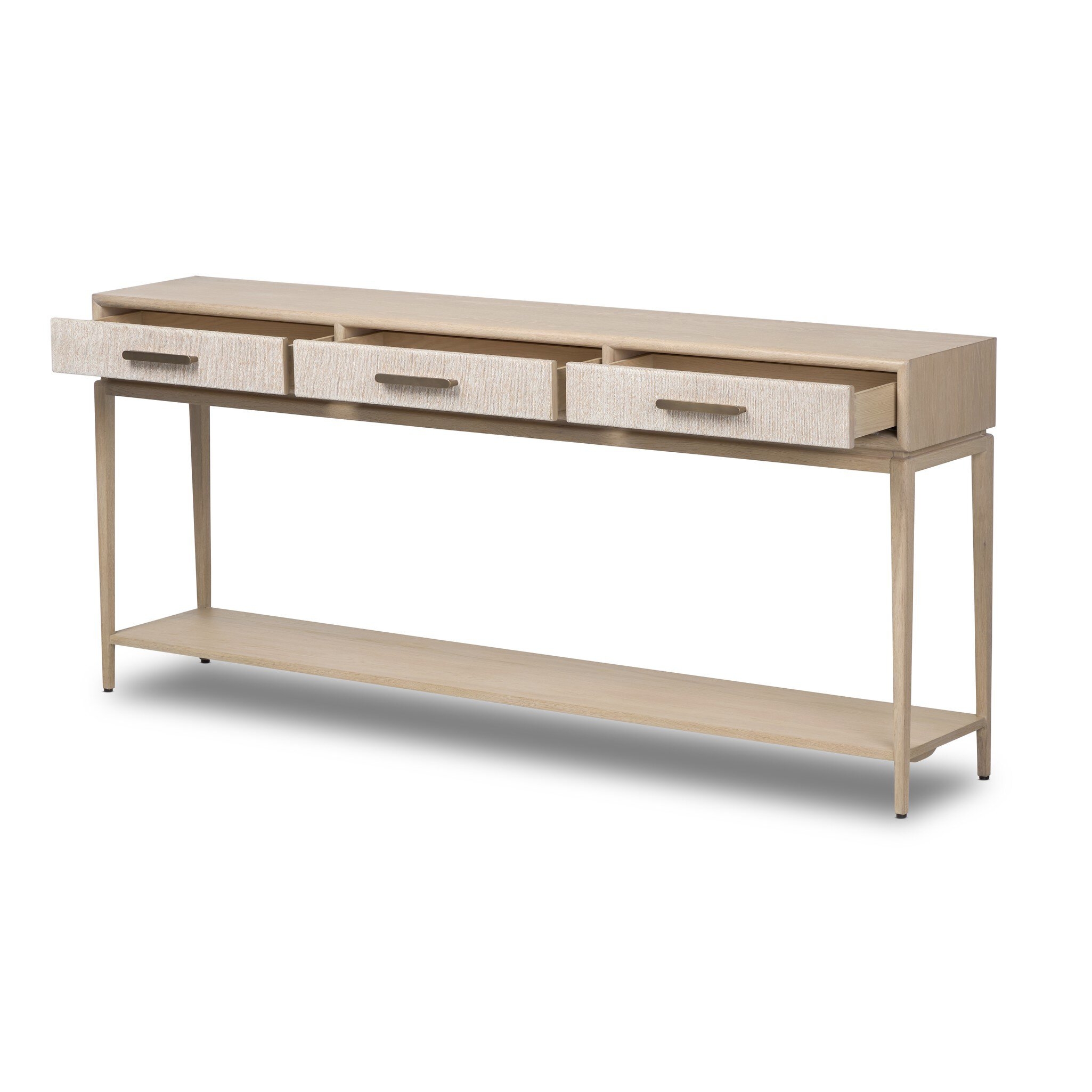 Rosenell Console Table - 78" - Natural Oak Solid - Image 8