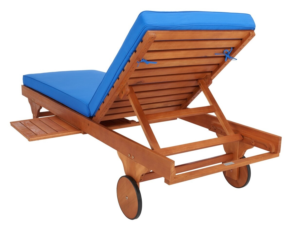 Newport Lounge Chair - Natural/Blue - Safavieh - Image 8