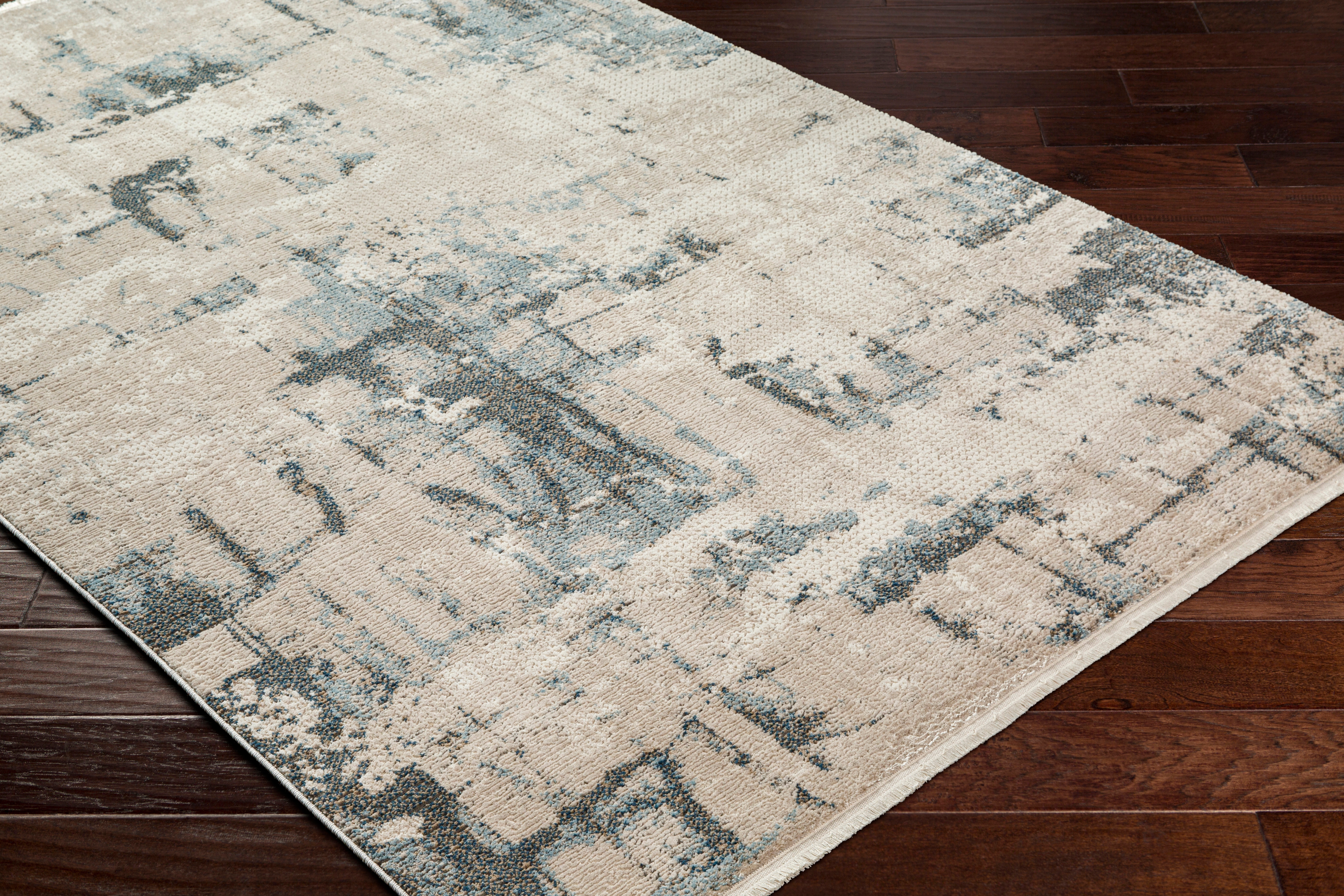 Perugia Beige Indoor 9'2" x 12' Machine Woven Rug - Image 5
