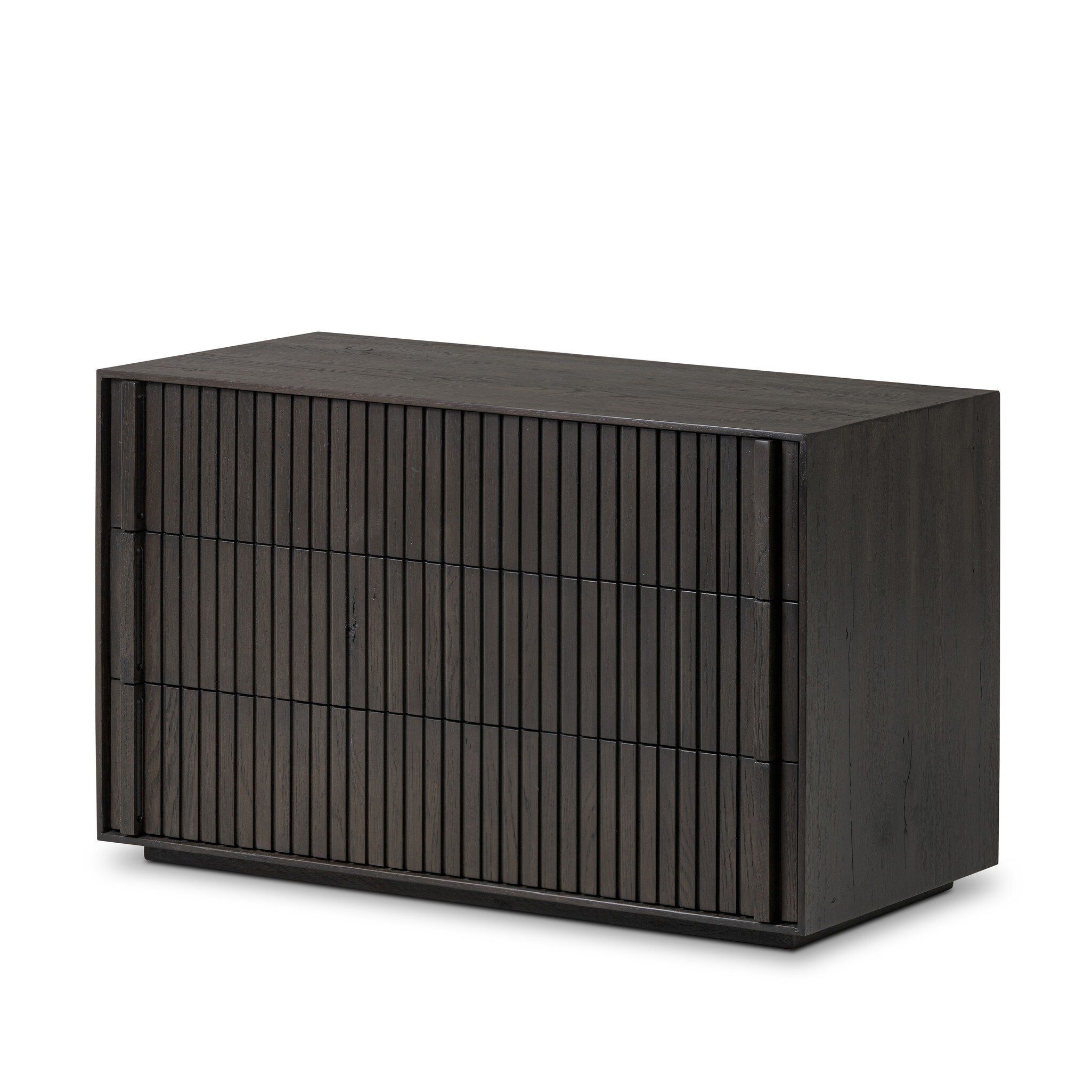 Leo Nightstand - Smoked Black Veneer - Image 1