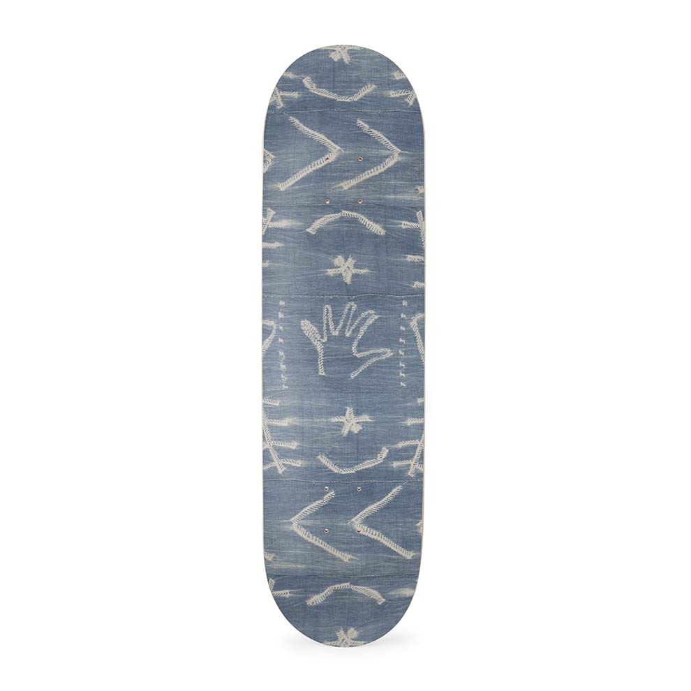 Heart in Hand Indigo Skateboard - Image 0