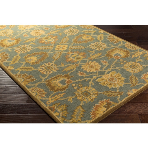 Caesar Green Indoor 8' x 10' Handmade Rug - Image 1
