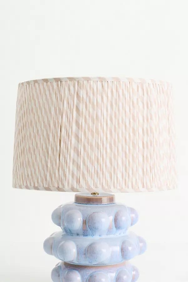 Shirred Drum Fabric Lamp Shade - Image 0
