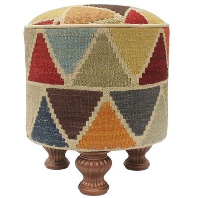 Tribal Love Handmade Kilim Upholstered Jeisyville - Image 0