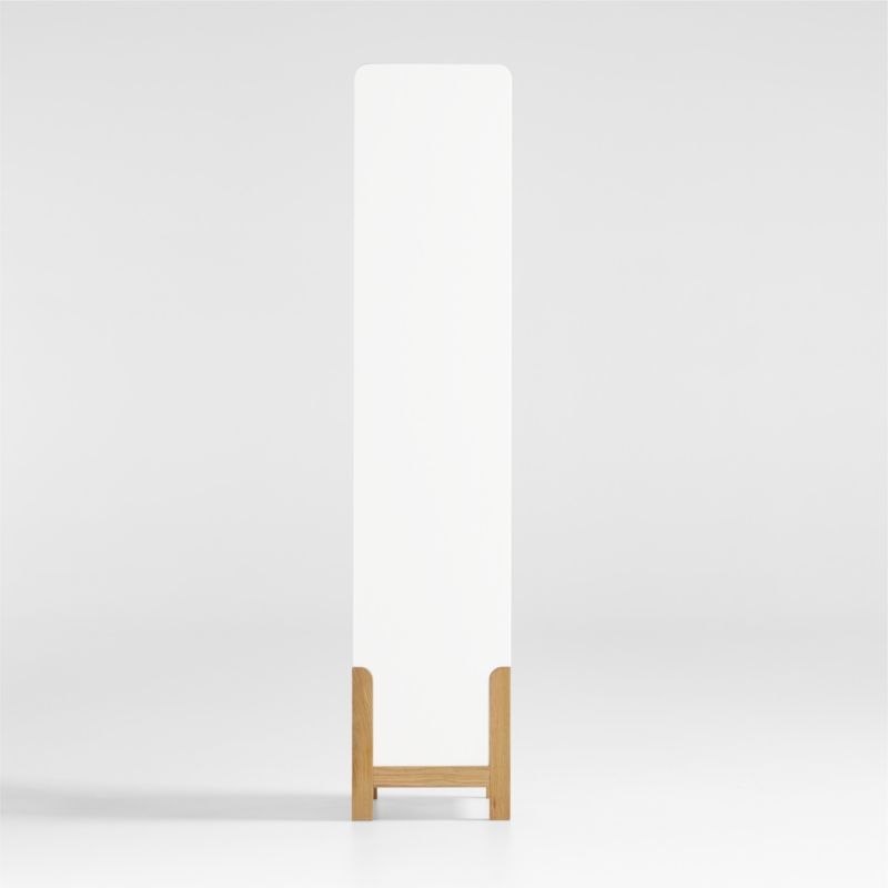 Rue White Wood 5-Shelf Narrow Bookcase - Image 2