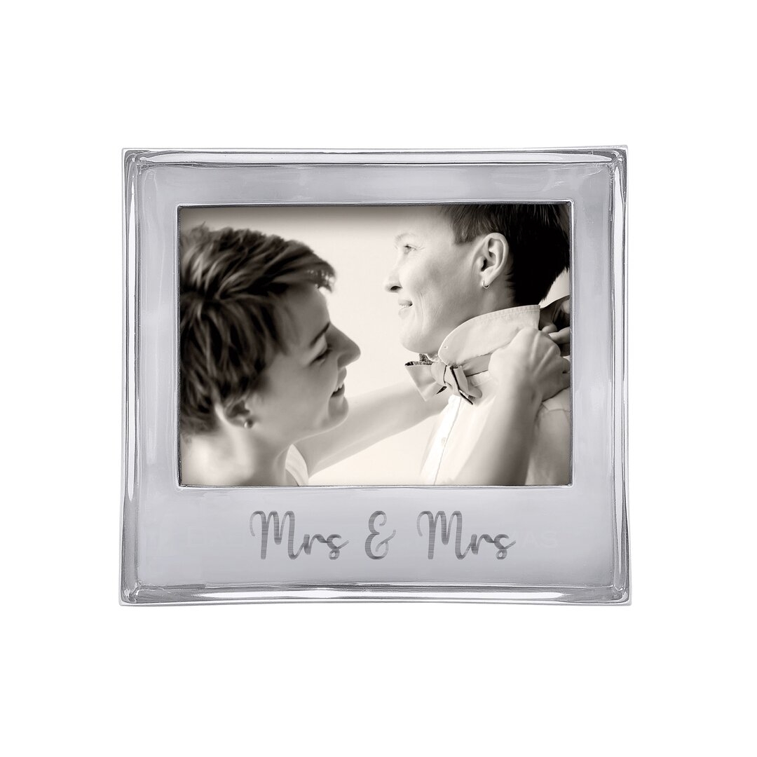 Mariposa Mrs. and Mrs. Signature Statement Picture Frame - Image 0