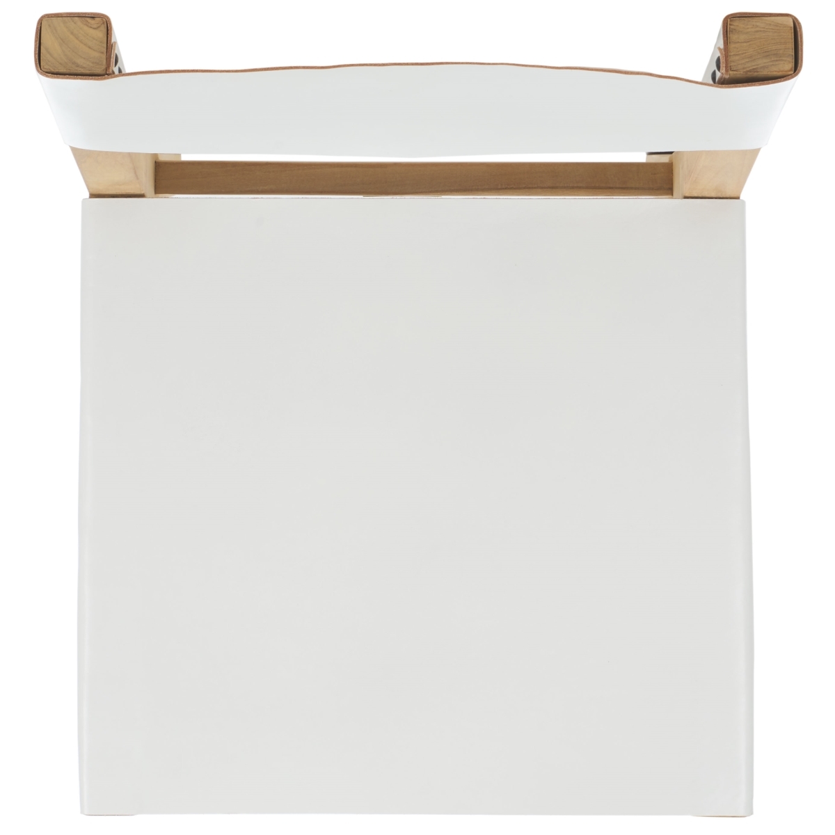 Romee Dining Chair - White / Natural - Safavieh - Image 5