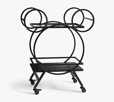 Disney Mickey Mouse 30.5" Kitchen Cart, Bronze - Image 3