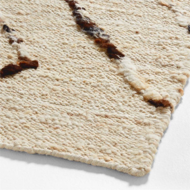 Vail Zig Zag Geometric Espresso Brown Area Rug 6'x9' - Image 4