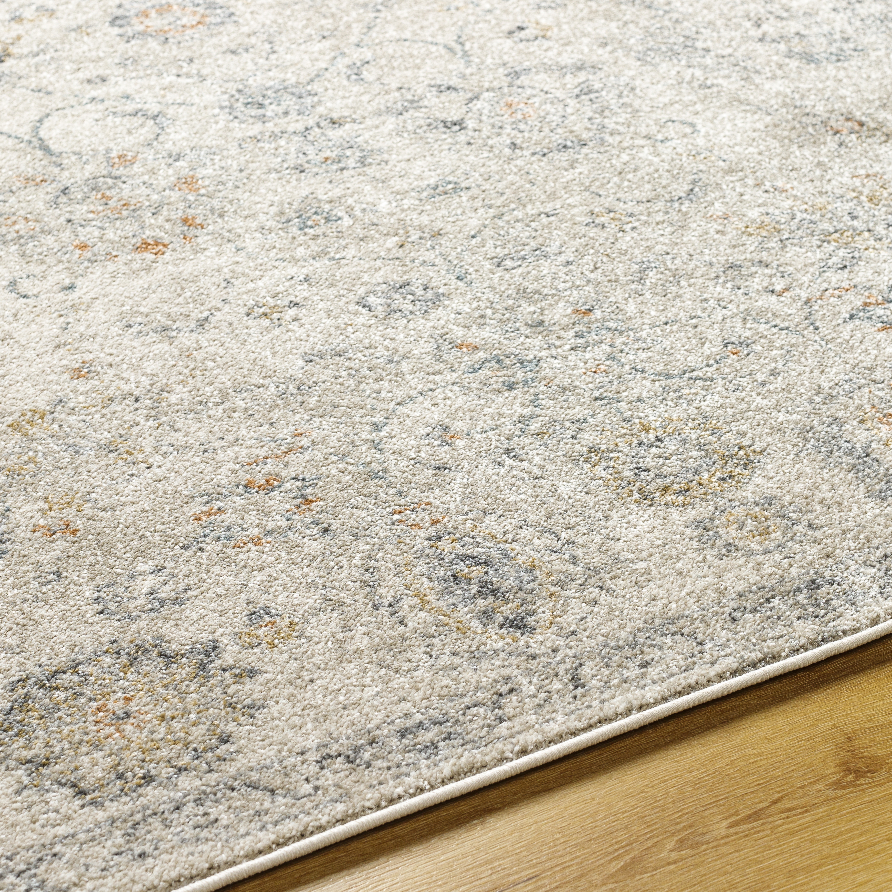 Livabliss Alpharetta Beige Indoor 5'3" x 7' Machine Woven Rug - Image 3