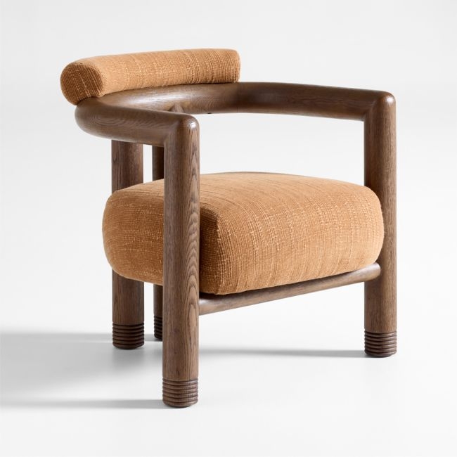 Porto Wood Frame Accent Chair - Image 0