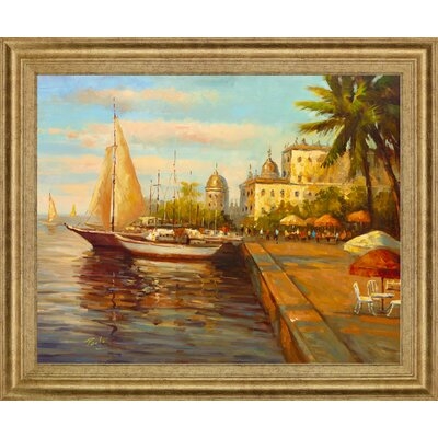 Santo Domingo Harbor by Bulo - Picture Frame Painting Print on Plastic - Image 0