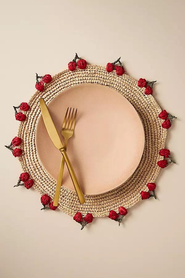 Handwoven Cherry Placemat - Image 0