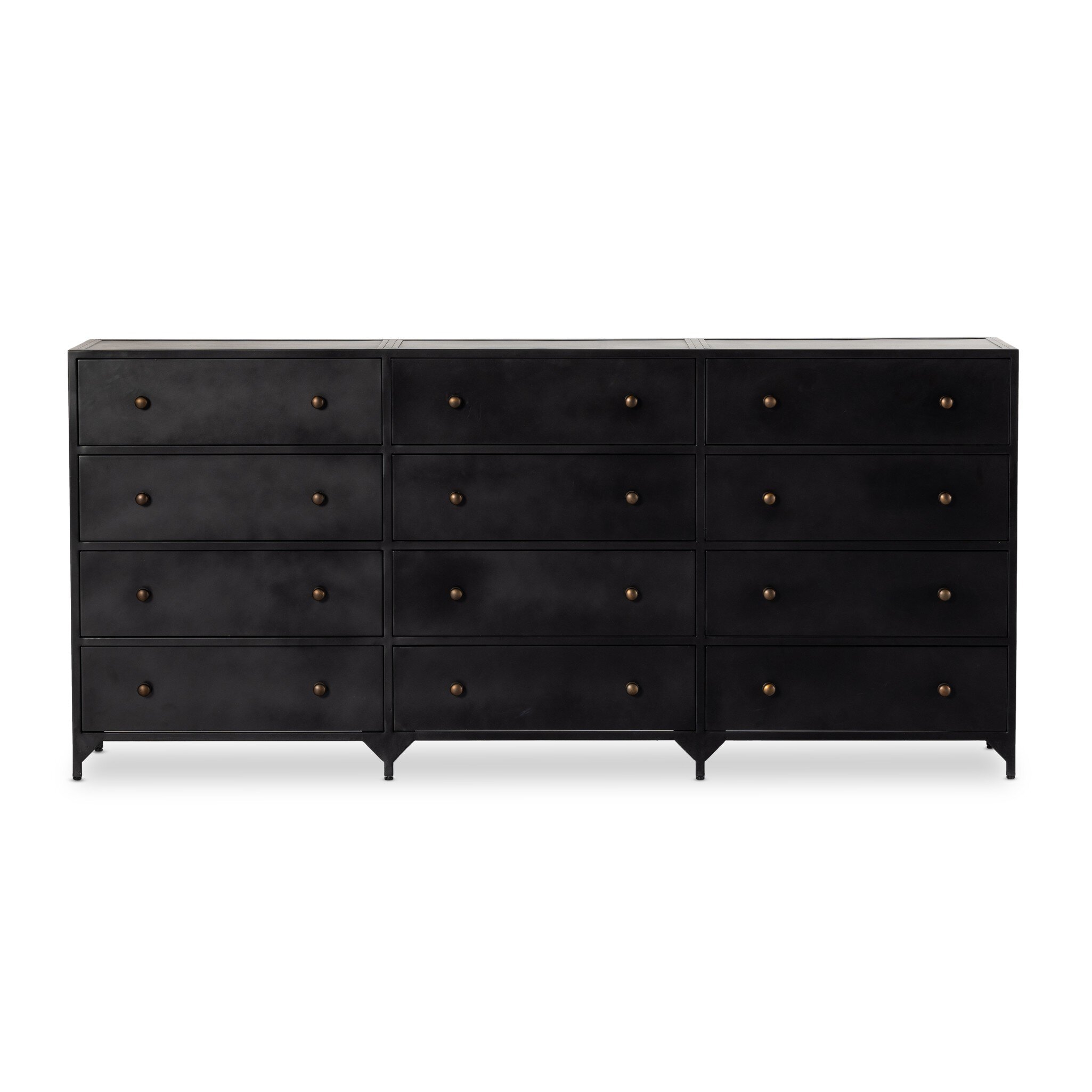 Belmont 12 Drawer Dresser - Black - Image 3