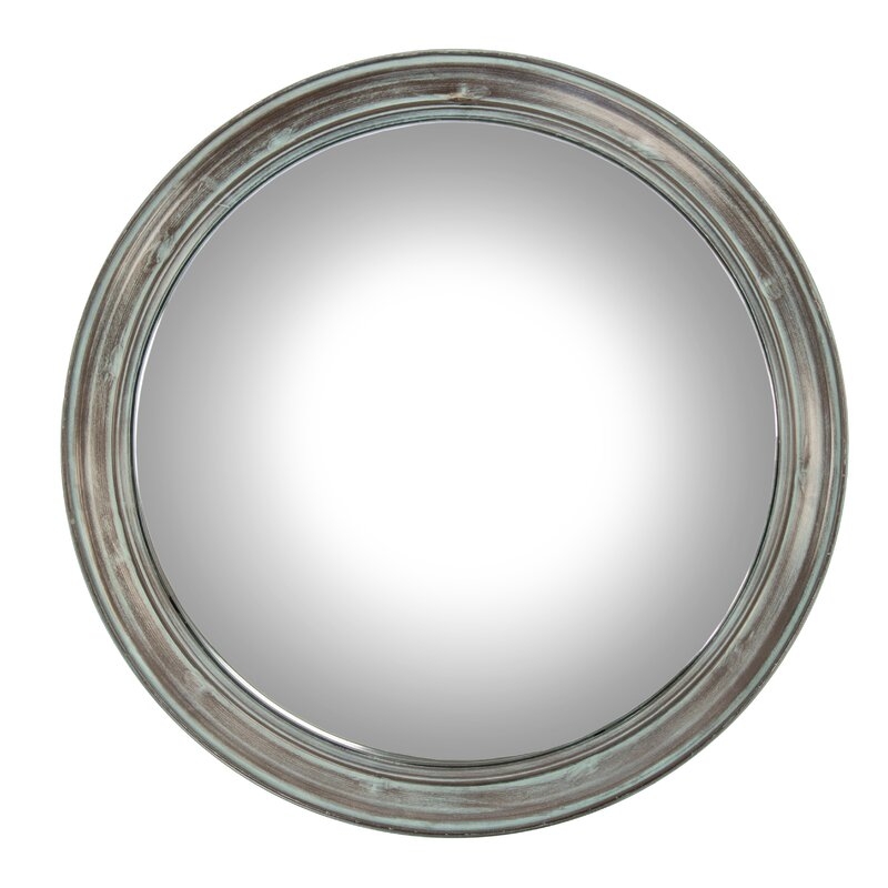 Zentique Cerne Convex Wall Mirror Size: 28.5" H x 28.5" W - Image 0
