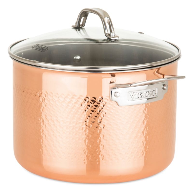 Viking ® Copper Hammered 10-Piece Cookware Set - Image 8