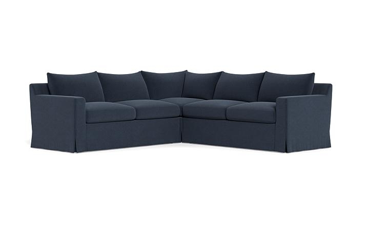 Sloan Slipcovered Corner 4-Seat Sectional Sofa - Image 1