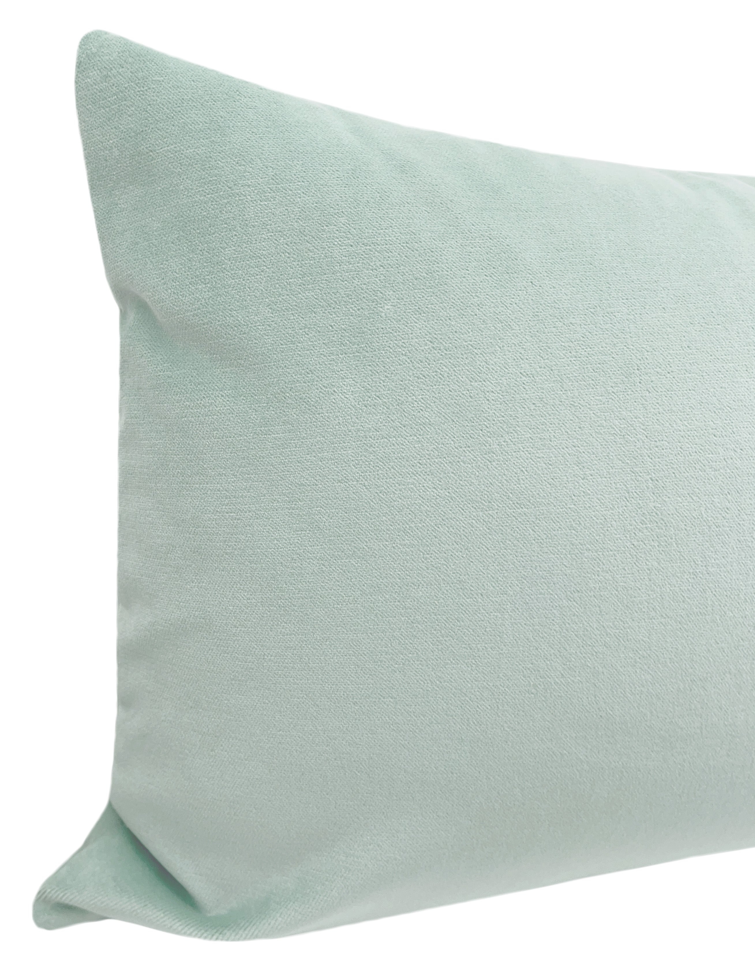 THE XL LUMBAR :: SOCIETY VELVET // SOFT BLUE - 14" X 48" - Image 3