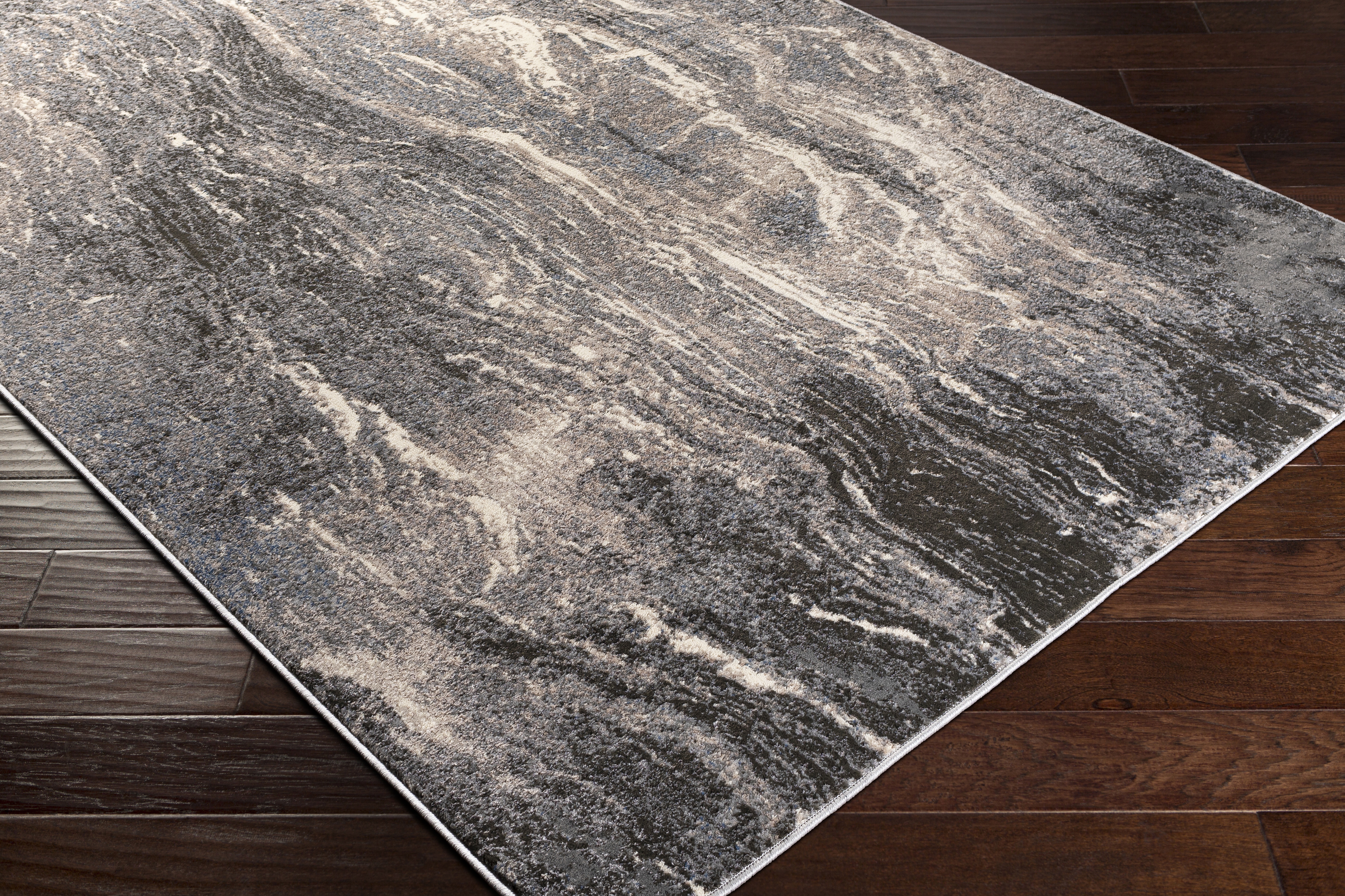 Amadeo Gray Indoor 2' x 3'7" Machine Woven Rug - Image 6