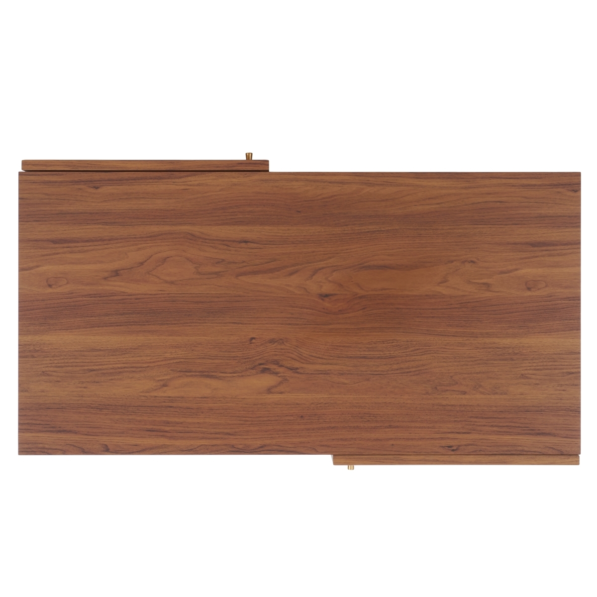 Silvanna 2 Door Coffee Table - Walnut / Natural - Safavieh - Image 6