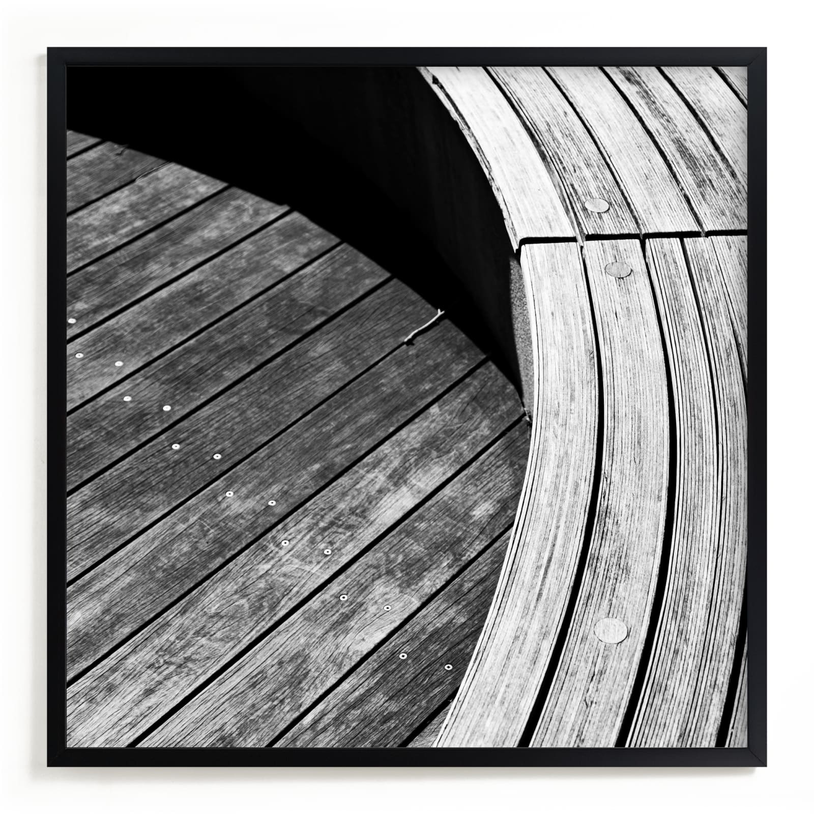 Curve Bench Geometric IIII Limited Edition Fine Art Print 2 - Image 0