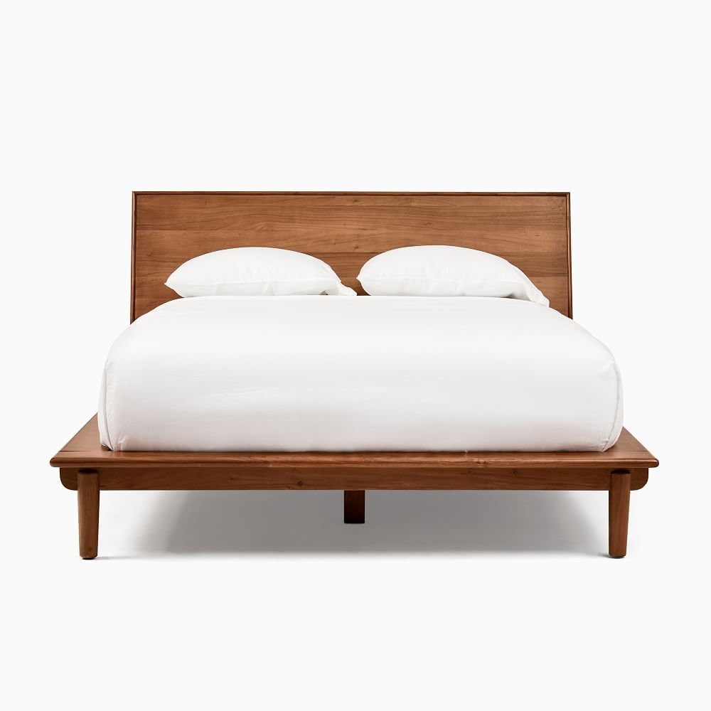 Keira Bed, Queen, Cool Walnut - Image 2
