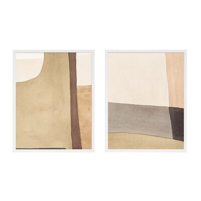 Overlapping By 2 By Julia Balfour - Framed Wall Art - Image 0