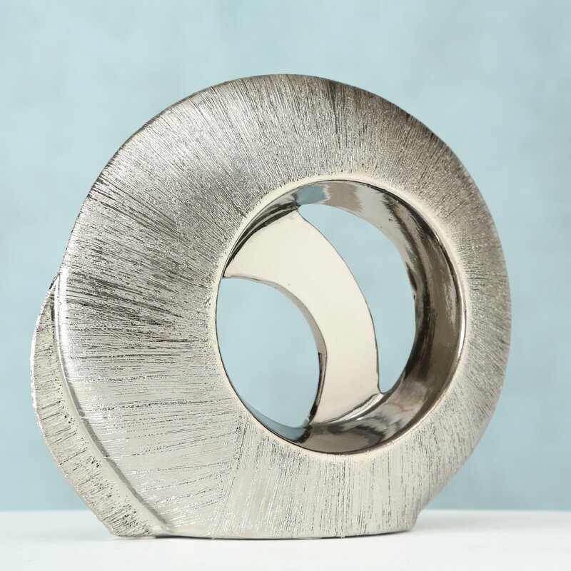 Zauber Incised Double Infinity Ring Sculpture - Image 3