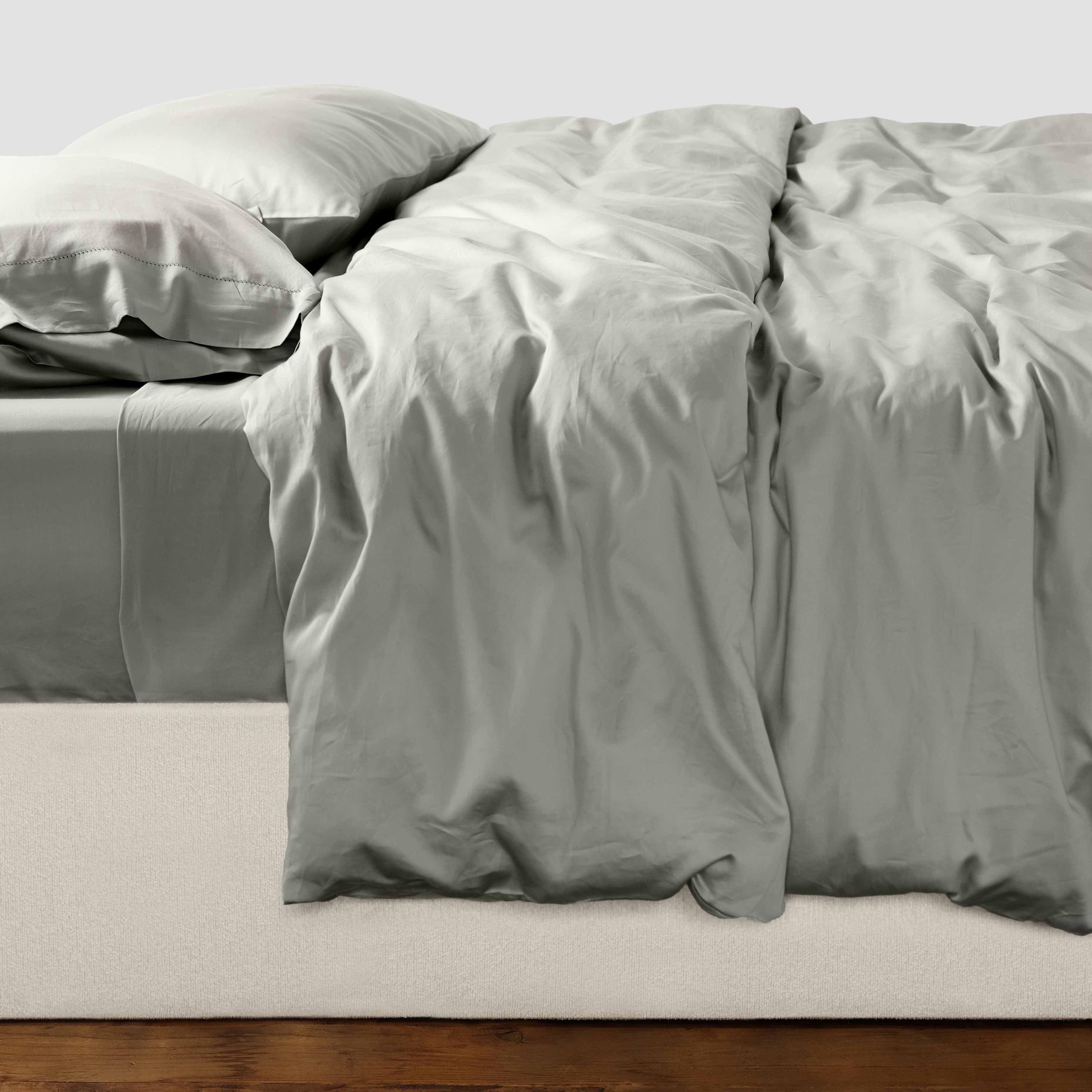 The Citizenry Sateen Duvet Cover | Full/Queen | Blue - Image 0