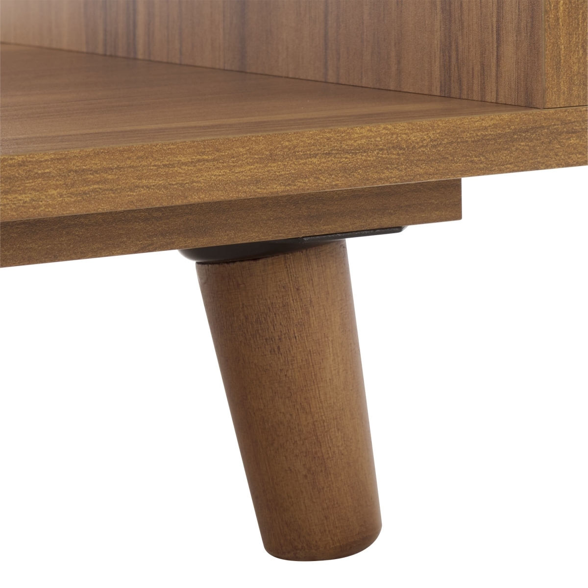 Yona 4 Shelf Accent Table - Brown Oak - Image 3