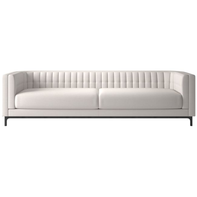 Ambroise 104" Sofa Nomad Pebble - Image 0