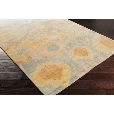 Goutam Hand-Knotted Wool Beige Area Rug - Image 0