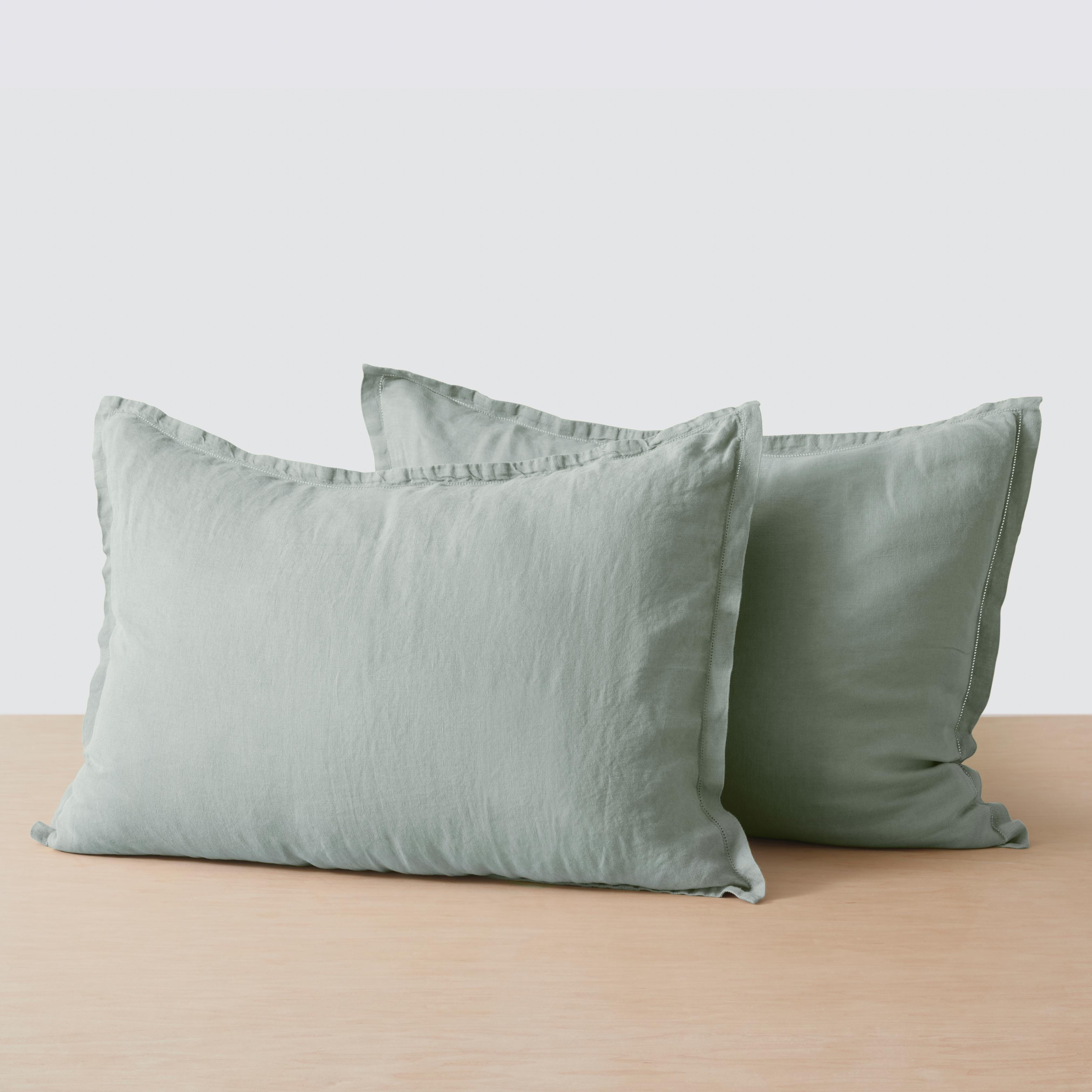 The Citizenry Stonewashed Linen Shams | Standard - Image 10