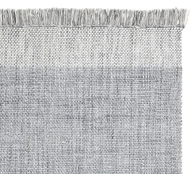 Kian Recycled Material Indoor/Outdoor Rug, 8' x 10', Chambray - Image 1